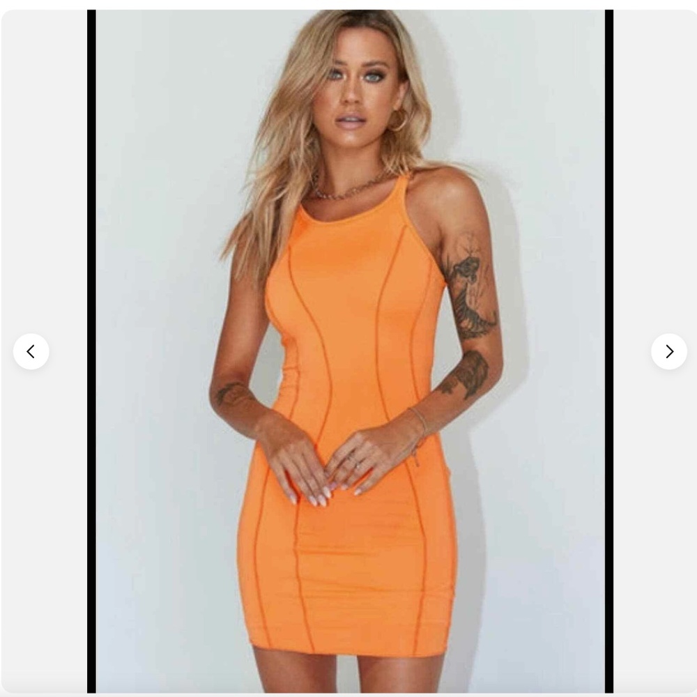 Princess Polly Kelsey Mini Dress Orange